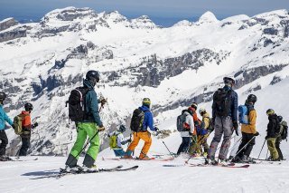 L'Association des remontées mécaniques ne prévoit pas d'exiger un pass sanitaire pour permettre aux skieurs d'accéder aux pistes (archives).
